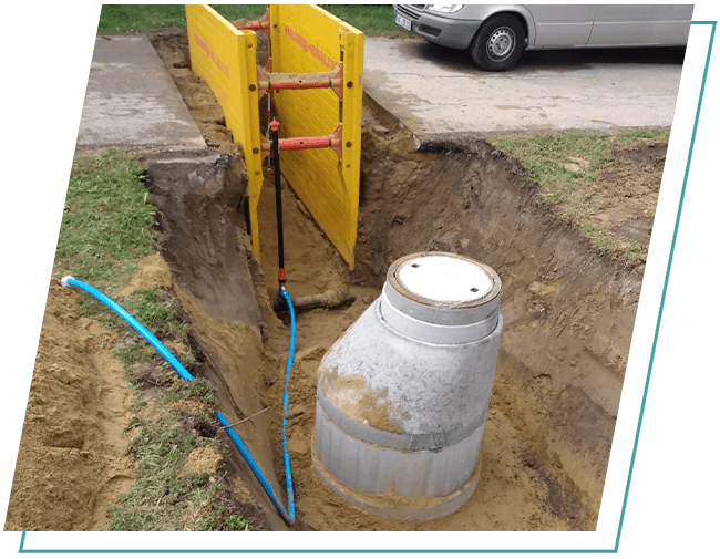 Wenn Sie neue Wasserleitungen benötigen, können wir Sie beim Tief- und Kanalbau unterstützen.